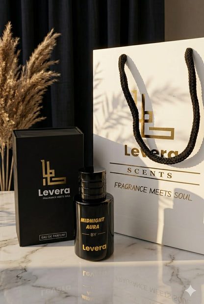 🌌 Midnight Aura by Levera
Inspired by Bleu de Chanel – Elegance in the Night